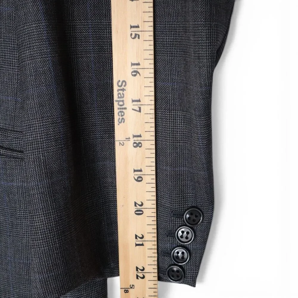 Djay Couture Paris Scabal English Cloth Men's 40 Bespoke Wool Sport Coat Jacket